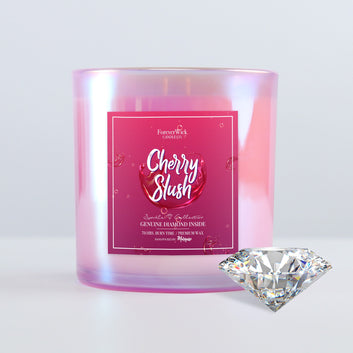 Cherry Slush Sparkle Diamond Candle