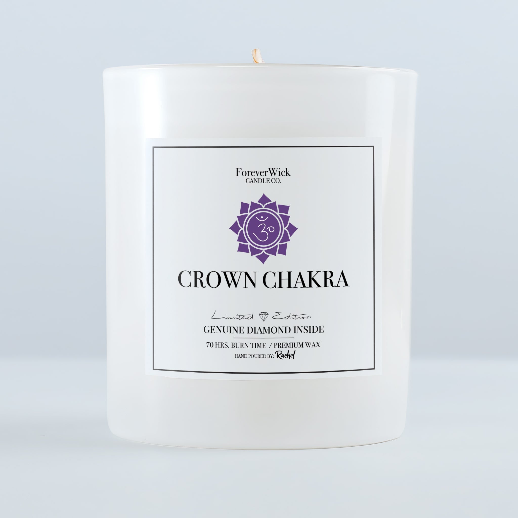 Crown Chakra Crystal & Diamond Candle ForeverWick Candle
