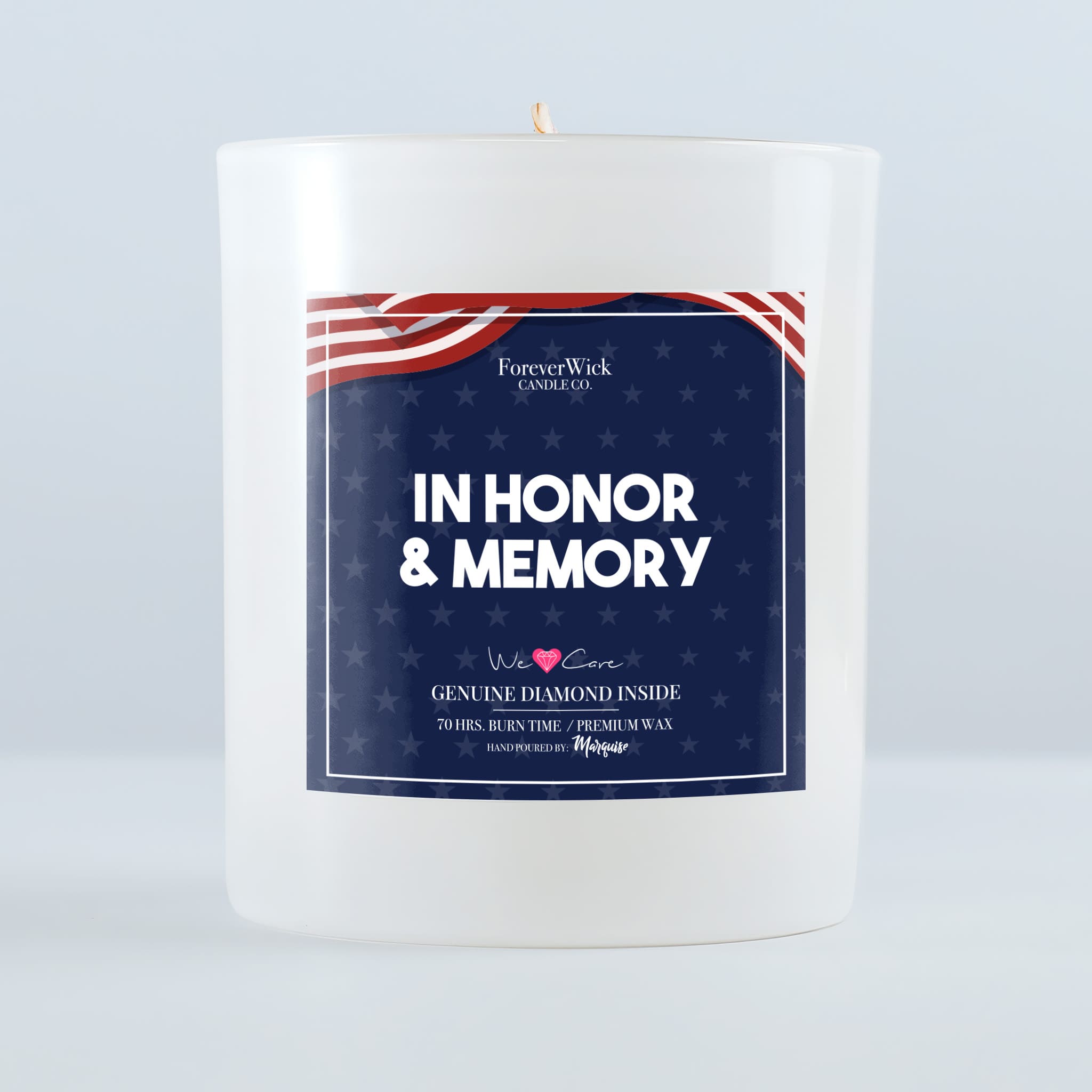 In Honor & Memory Donation Diamond Candle