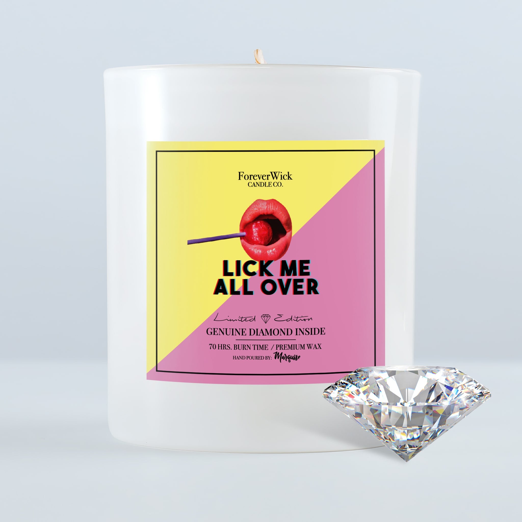 Lick Me All Over Diamond Candle ForeverWick Candle