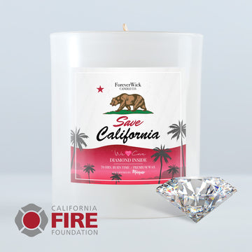 Save California Diamond Candle - 100% Donation Candle