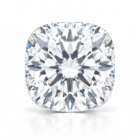 Cushion cut lab grown diamond