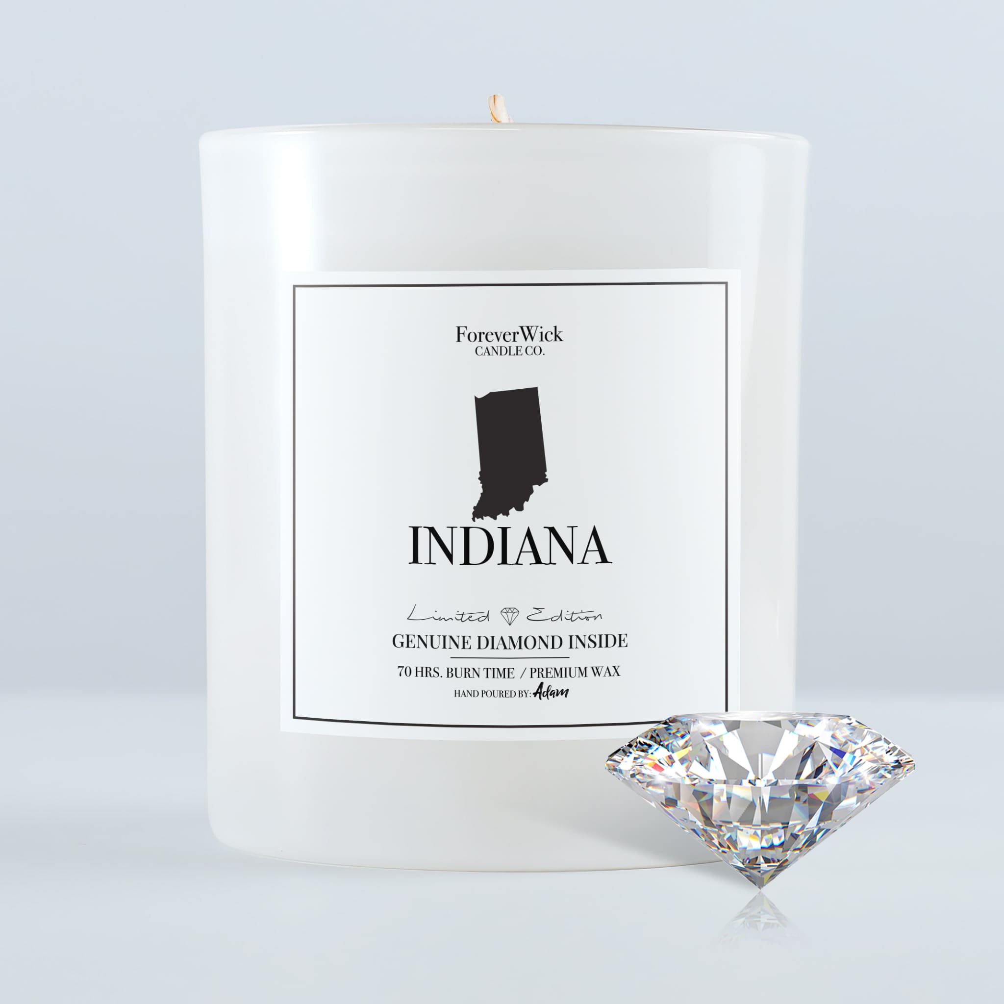 Indiana Diamond Candle