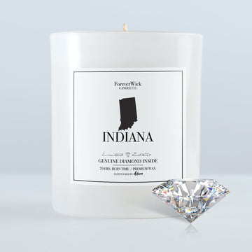 Indiana Diamond Candle