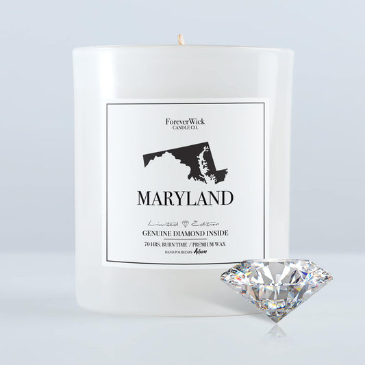 Maryland Diamond Candle