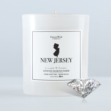 New Jersey Diamond Candle