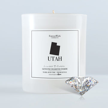 Utah Diamond Candle