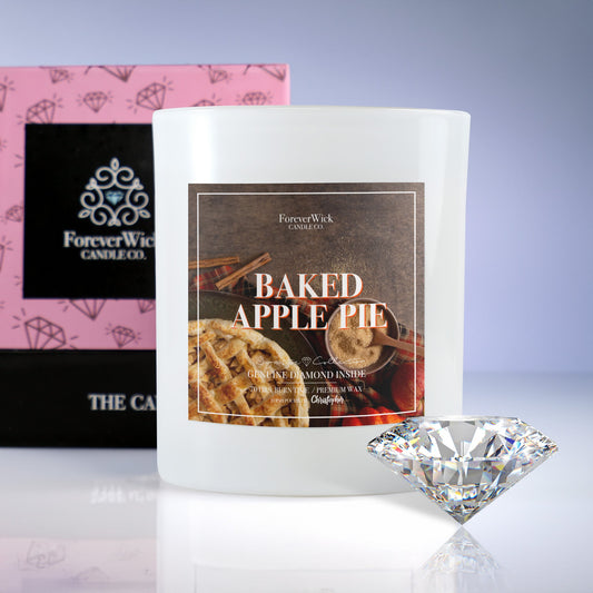 Baked Apple Pie Diamond Candle