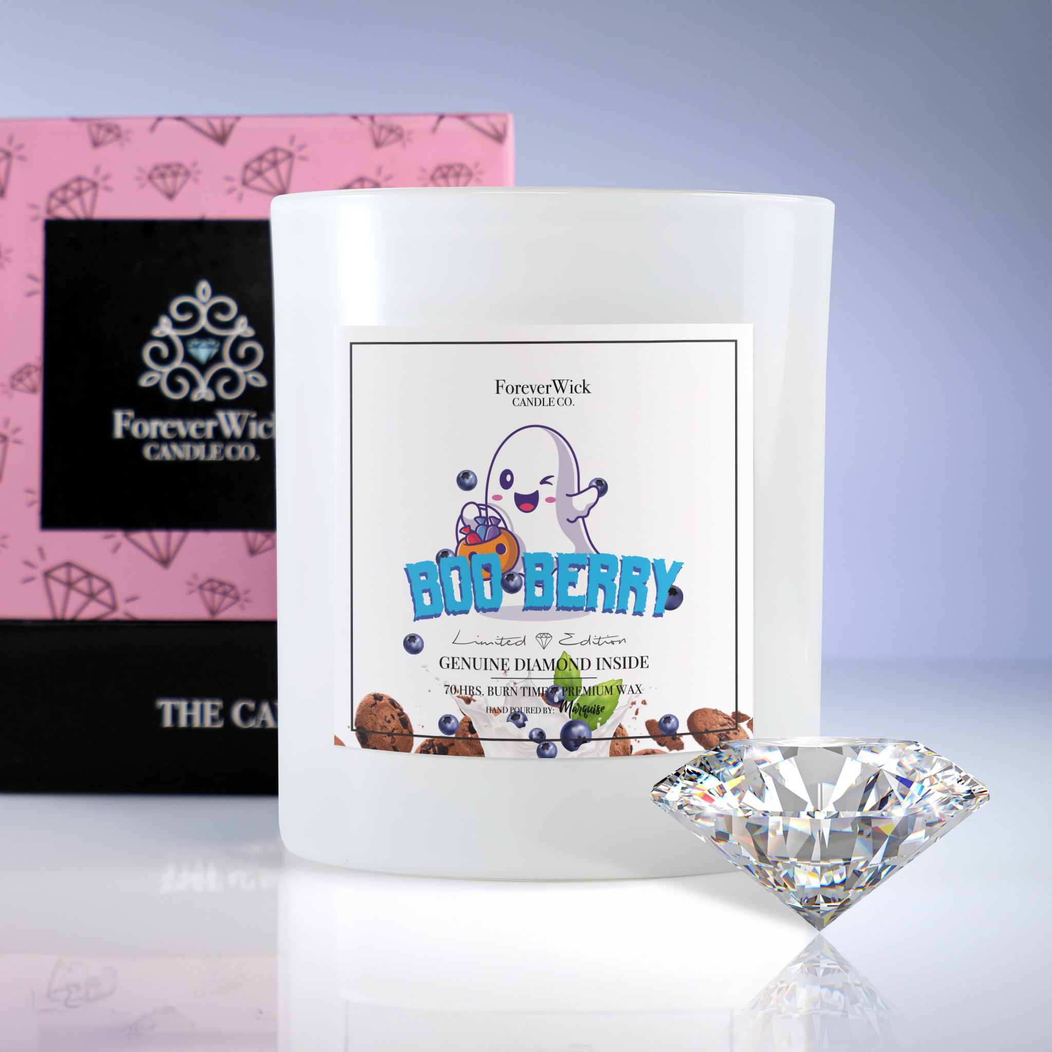 Boo:Berry Diamond Candle