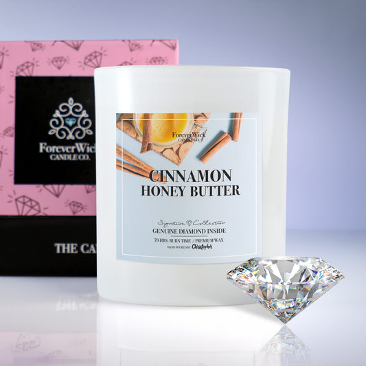 Cinnamon Honey Butter Diamond Candle
