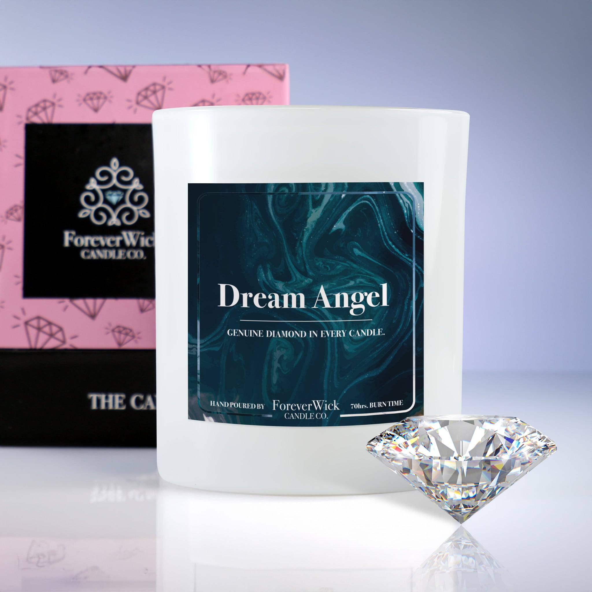 Dream Angel Diamond Candle