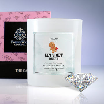 Let's Get Baked Diamond Candle