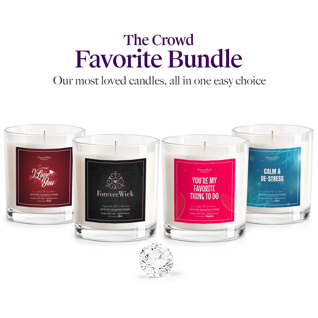 Limited Edition 4 Diamond Candle Bundle