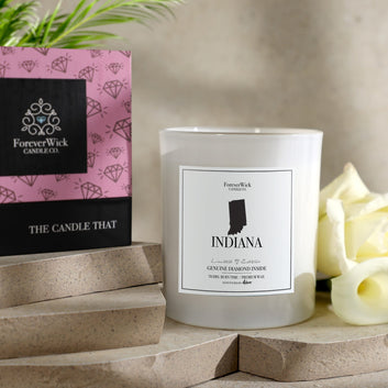 Indiana Diamond Candle