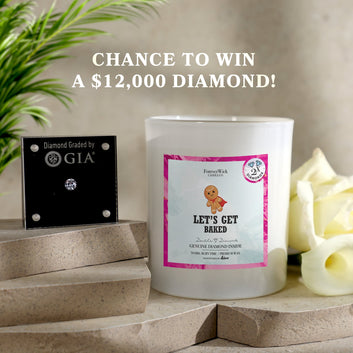 Let's Get Baked Double Diamond Candle