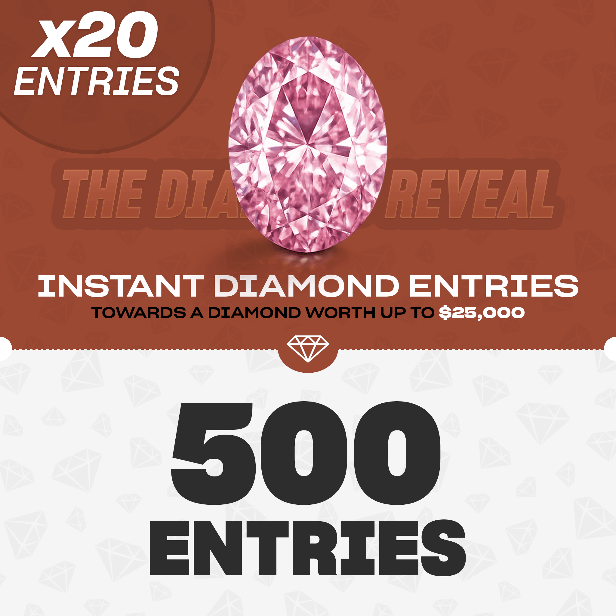 Easy Entry - Bronze (500 Entries)