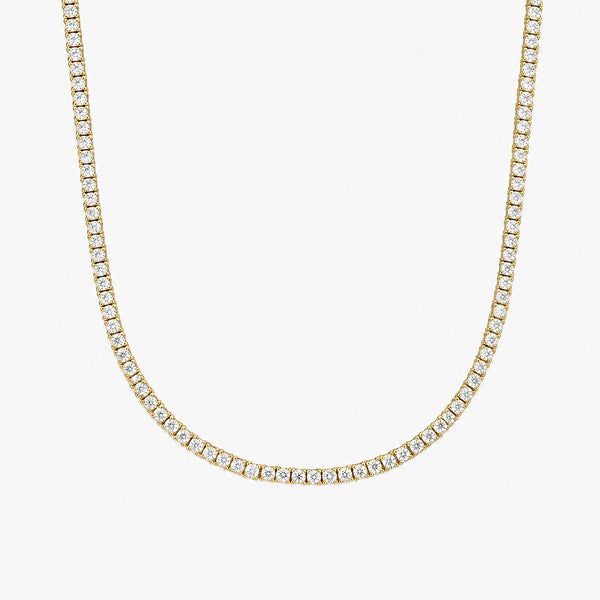 Vivienne Round Lab Grown Diamond Tennis Necklace