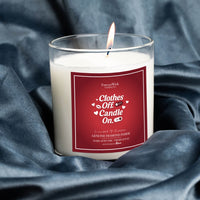 Clothes Off. Candle ON Diamond Candle
