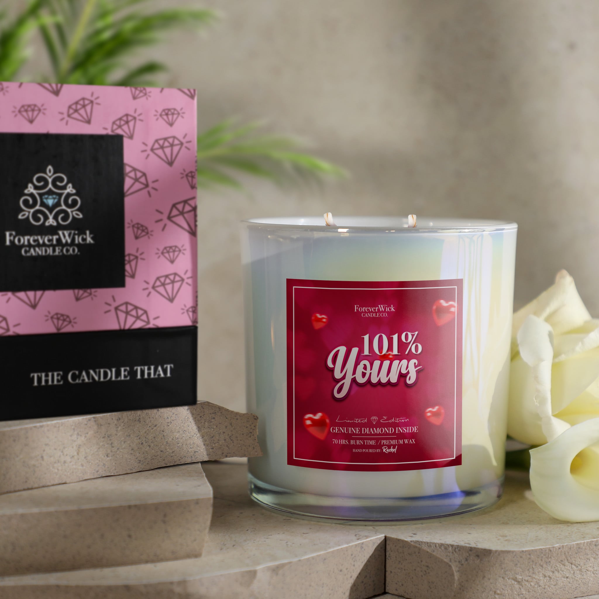 101% Yours Diamond Candle