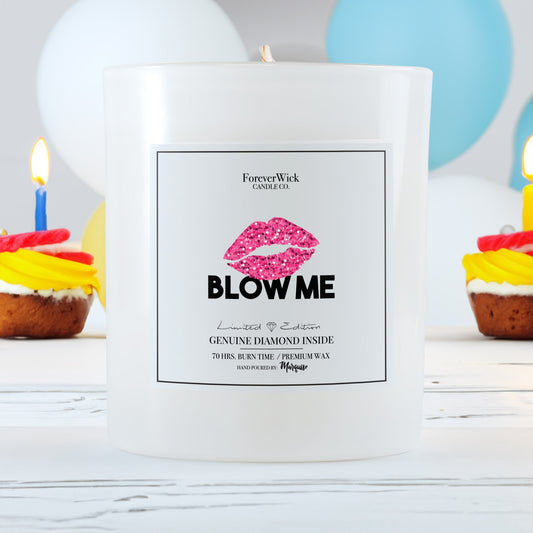 Blow Me Diamond Candle