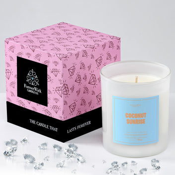 Coconut Sunrise Diamond Candle + Gift Box