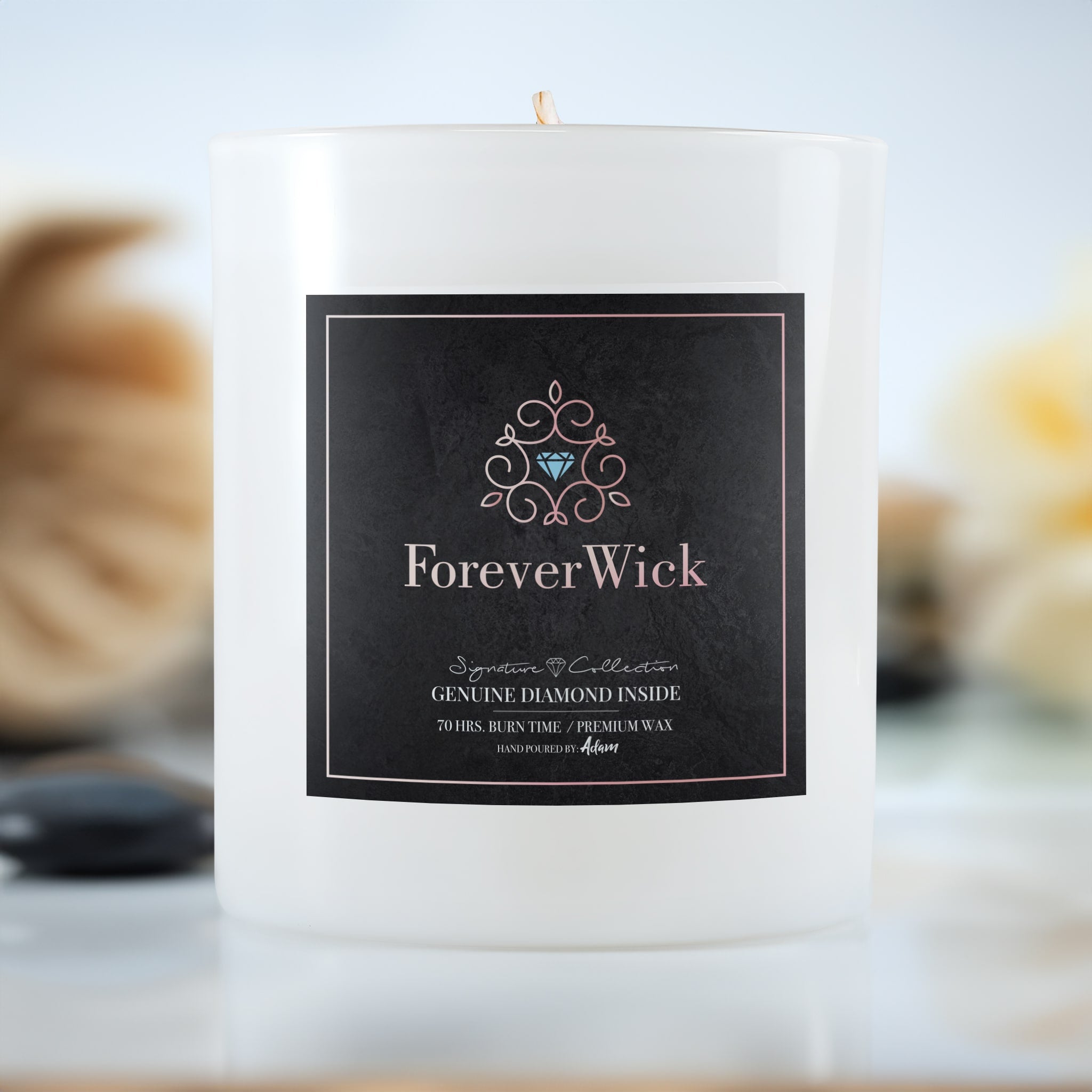 The ForeverWick Diamond Candle
