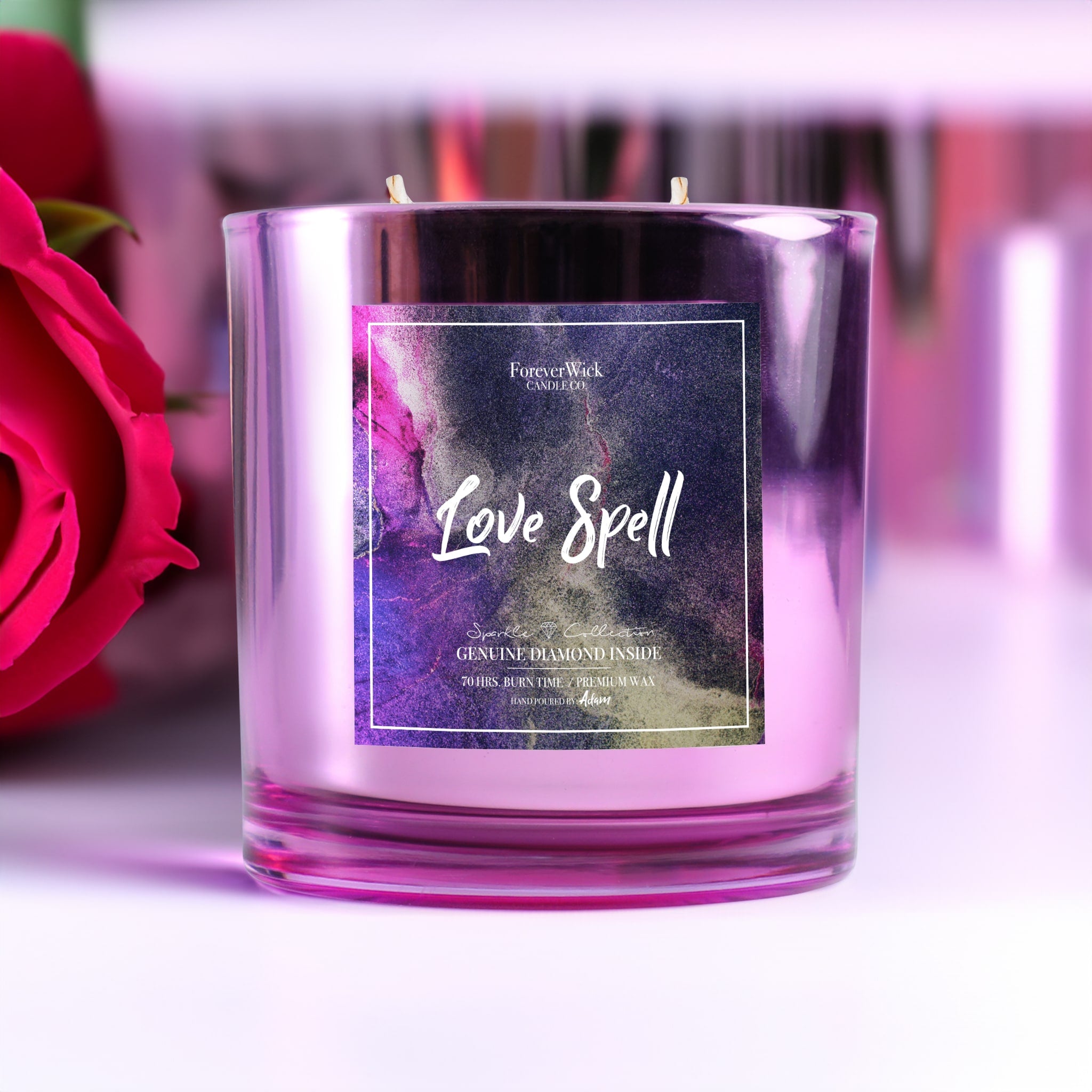 Love Spell Sparkle Diamond Candle