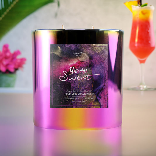 Unicorn Sweat Sparkle Diamond Candle