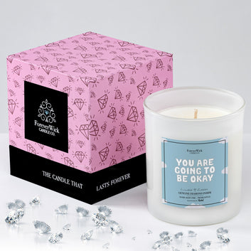You Are Going To Be Ok Diamond Candle
