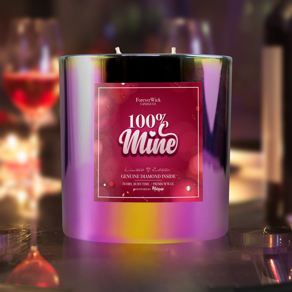 100 Mine Diamond Candle