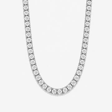 20 ct. tw. Lab Diamond Tennis Necklace (925 Sterling Silver)