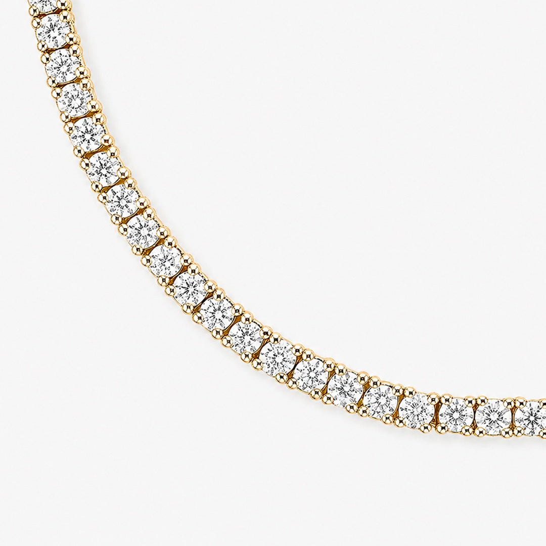 10 ct. tw. Lab Diamond Tennis Necklace (Gold Vermeil)