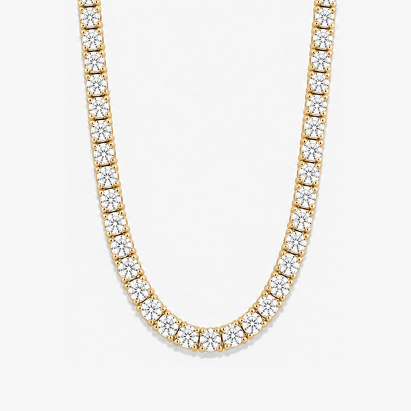 23 ct. tw. Lab Diamond Tennis Necklace (14K Gold)