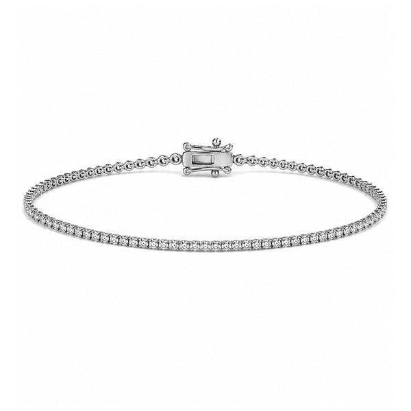 1.5 ct. tw. Lab Diamond Tennis Bracelet (925 Sterling Silver)