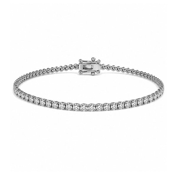 4 ct. tw. Lab Diamond Tennis Bracelet (925 Sterling Silver)