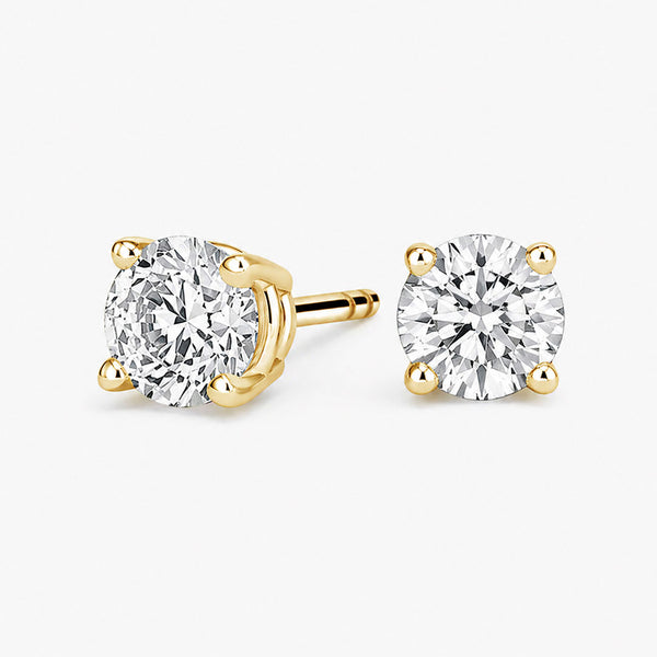 4 ct. tw. Lab Diamond Stud Earrings (14K Gold)