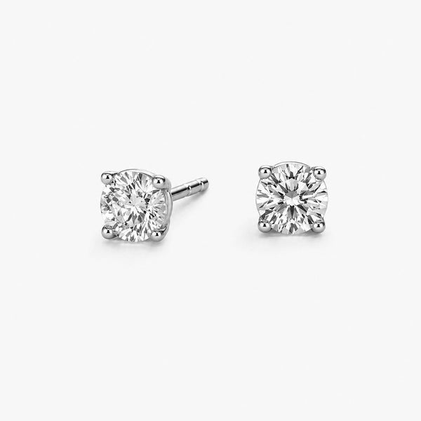 0.50 ct. tw. Lab Diamond Stud Earrings (925 Sterling Silver)