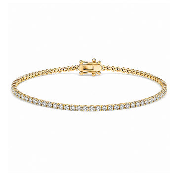 2 ct. tw. Lab Diamond Tennis Bracelet (10K Gold)