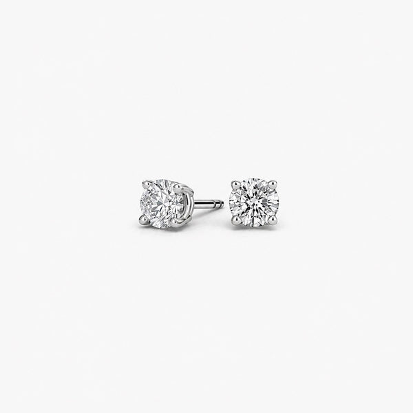 0.25 ct. tw. Lab Diamond Stud Earrings (925 Sterling Silver)