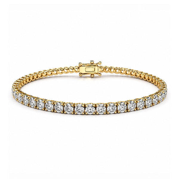 7 ct. tw. Lab Diamond Tennis Bracelet (14K Gold)