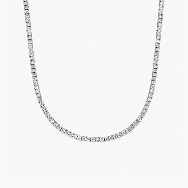 5 ct. tw. Lab Diamond Tennis Necklace (925 Sterling Silver)