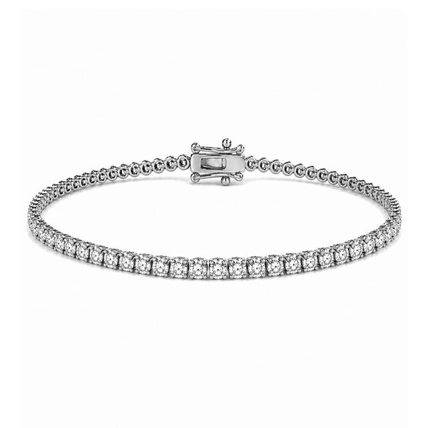 5 ct. tw. Lab Diamond Tennis Bracelet (925 Sterling Silver)