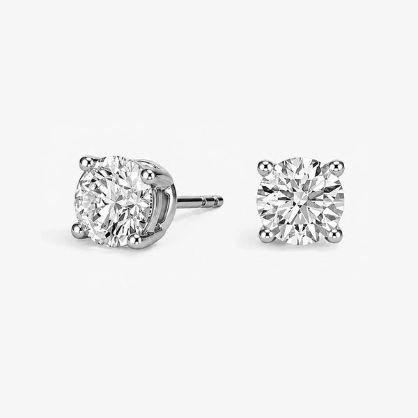 2 ct. tw. Lab Diamond Stud Earrings (925 Sterling Silver)