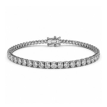 7 ct. tw. Lab Diamond Tennis Bracelet (925 Sterling Silver)