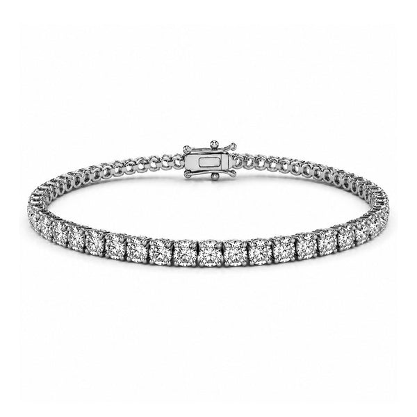 7 ct. tw. Lab Diamond Tennis Bracelet (925 Sterling Silver)