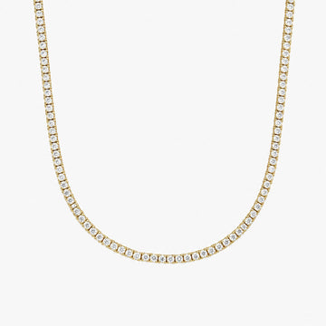 5 ct. tw. Lab Diamond Tennis Necklace (10K Gold)