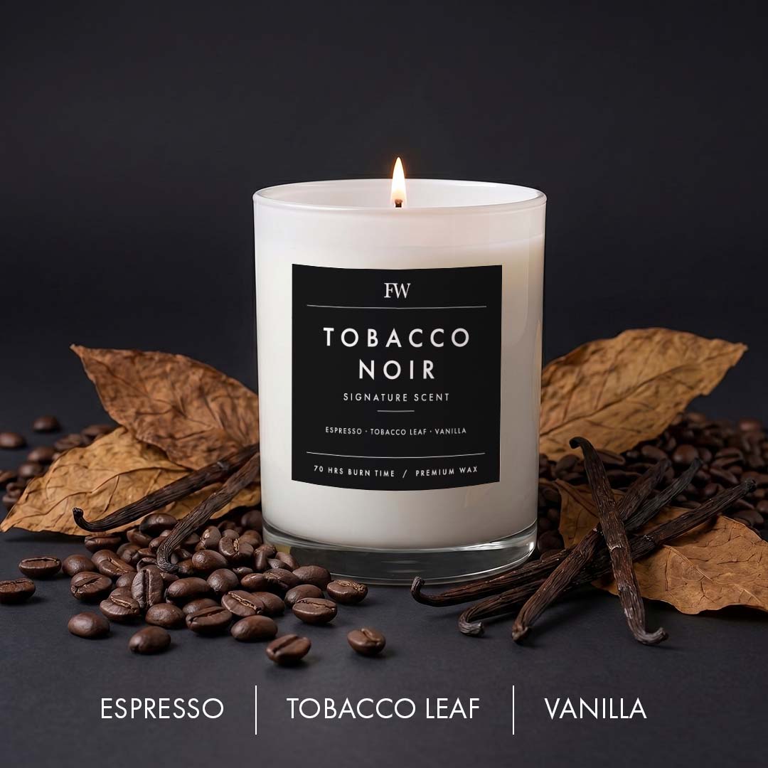 tobacco noir Parfum (Unisex) FW Candles are hand TOBACCO NOIRE Mount Airy