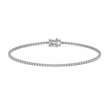 1 ct. tw. Lab Diamond Tennis Bracelet (925 Sterling Silver)