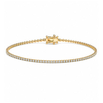 1.5 ct. tw. Lab Diamond Tennis Bracelet (10K Gold)