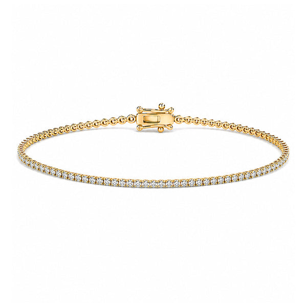 1.5 ct. tw. Lab Diamond Tennis Bracelet (14K Gold Vermeil)